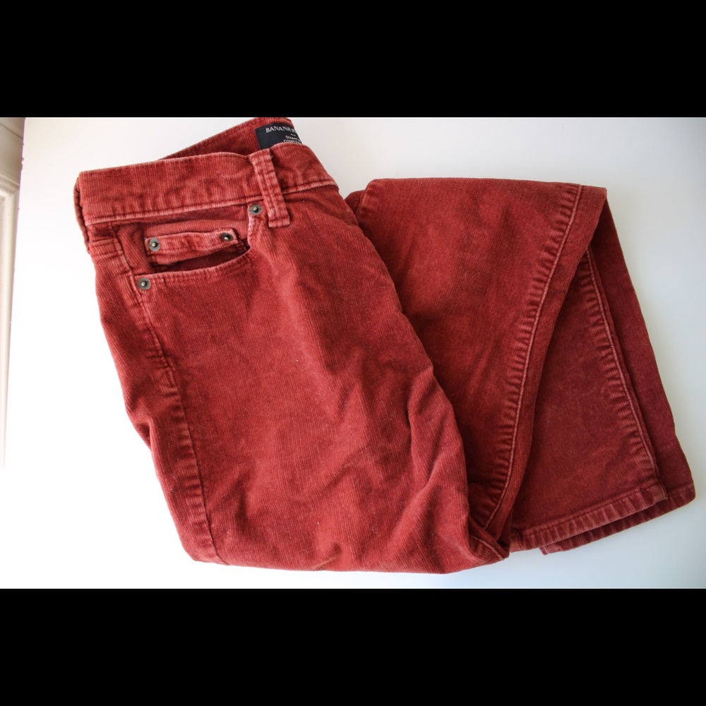 Banana Republic Rust Corduroys